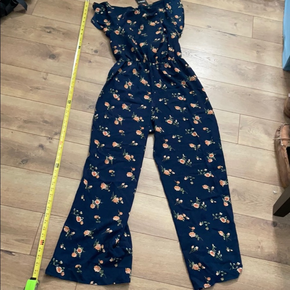 Forever 21 Floral Jumpsuit